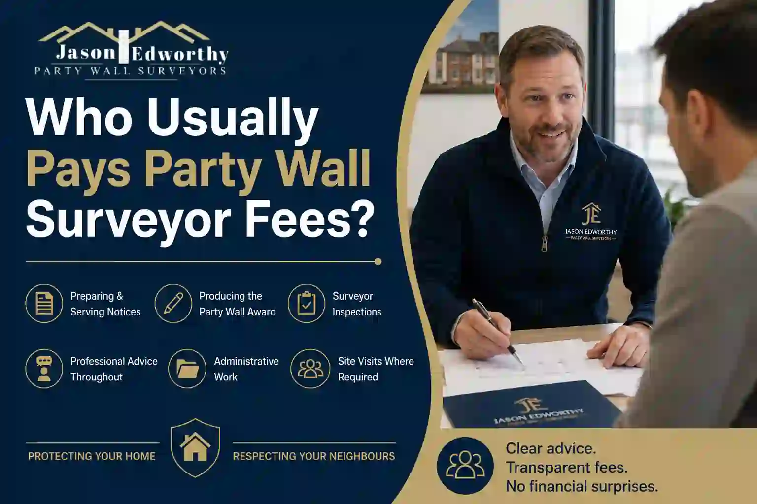 Who Usually Pays Party Wall Surveyor Fees Birmingham?