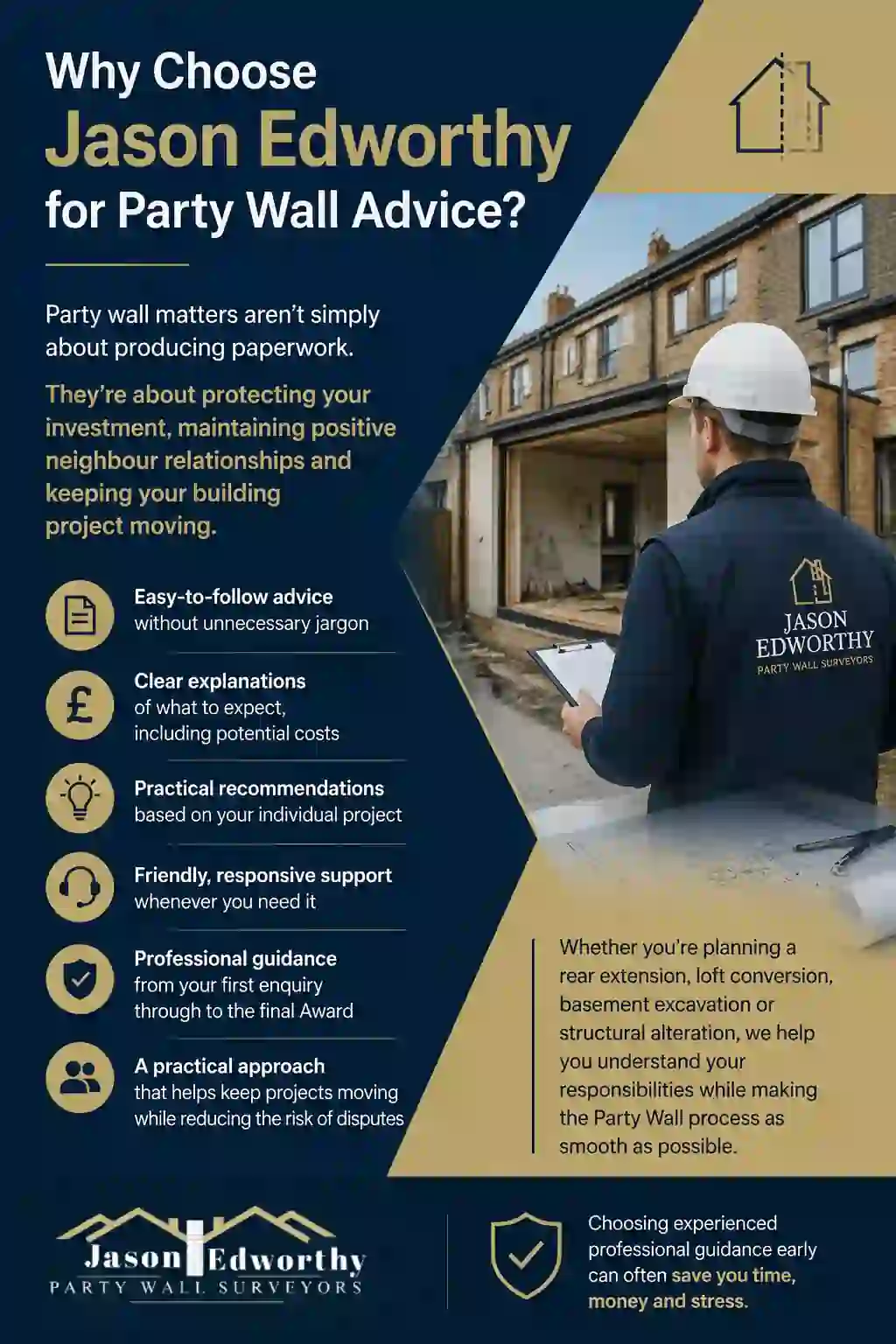 Why Choose Jason Edworthy for Party Wall Advice Birmingham?